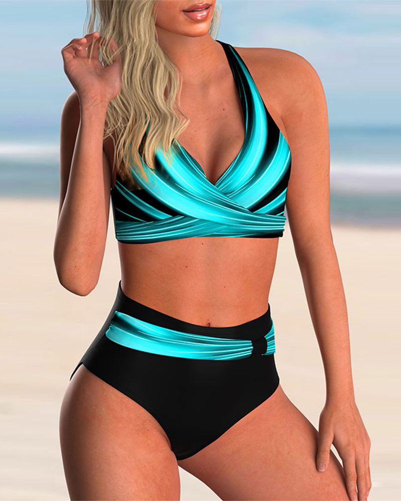 Liliana - Bikiny set s krížom na krku a vzorom