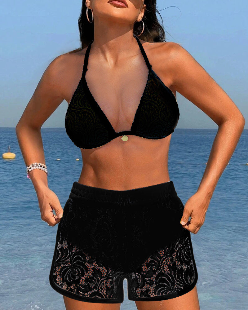 Laluna® | Elegantný Čipkový Bikinisúprava