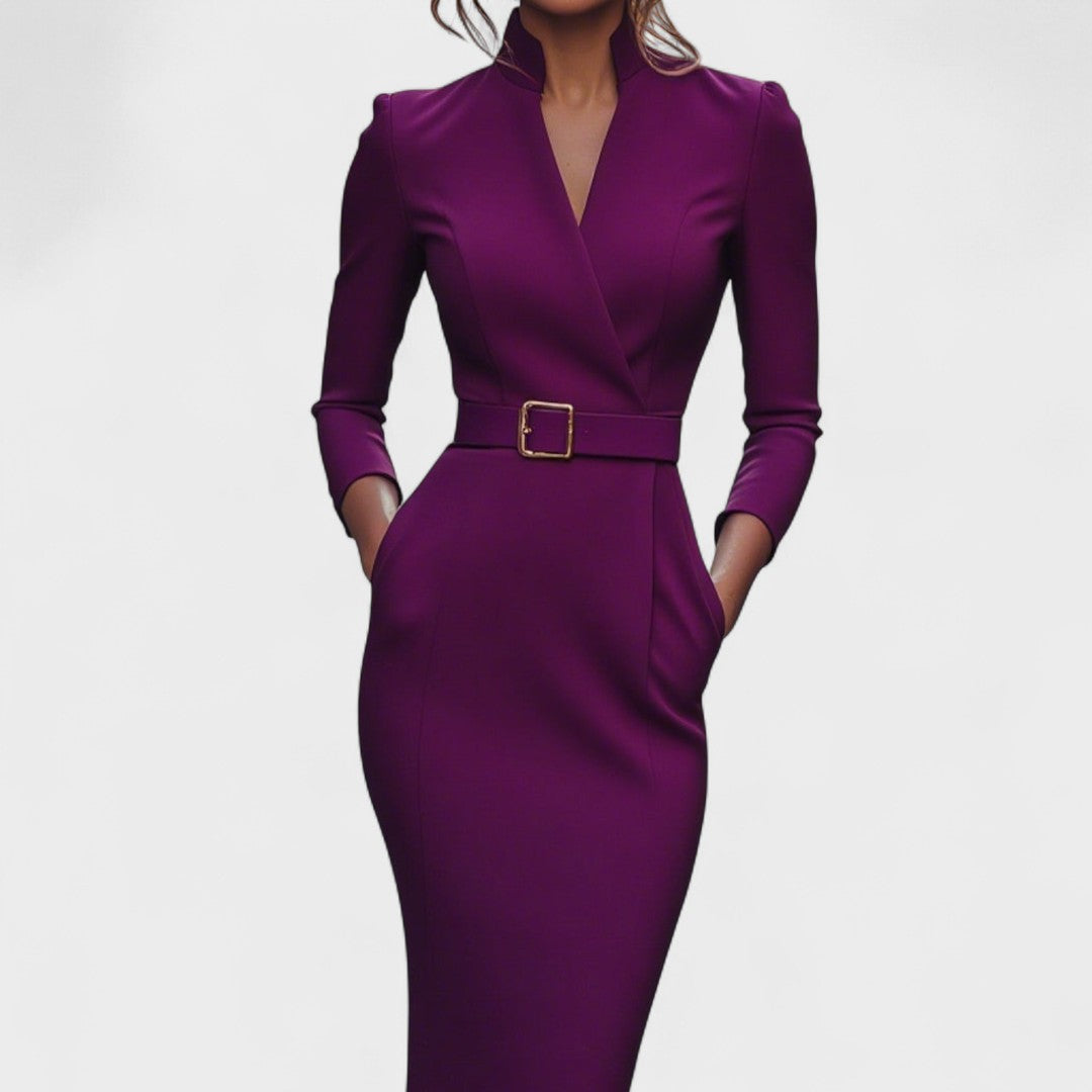 Inês | Elegantné Šaty s Pásom