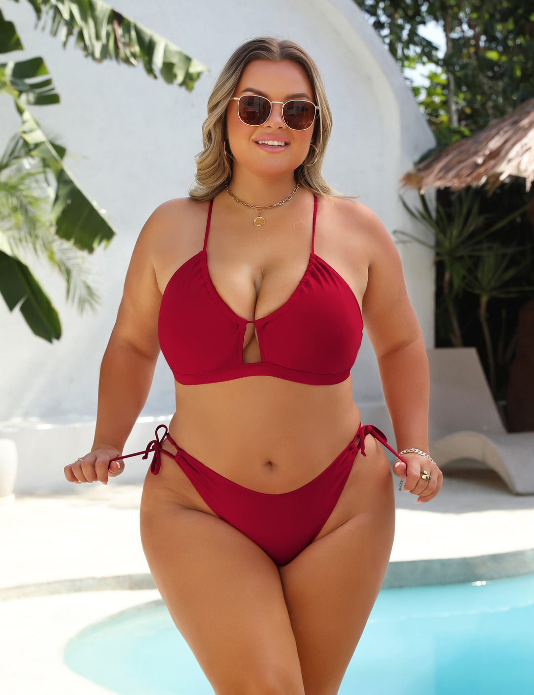 Kristína | Regulovateľný bikiny set s postavu zvýrazňujúcim strihom