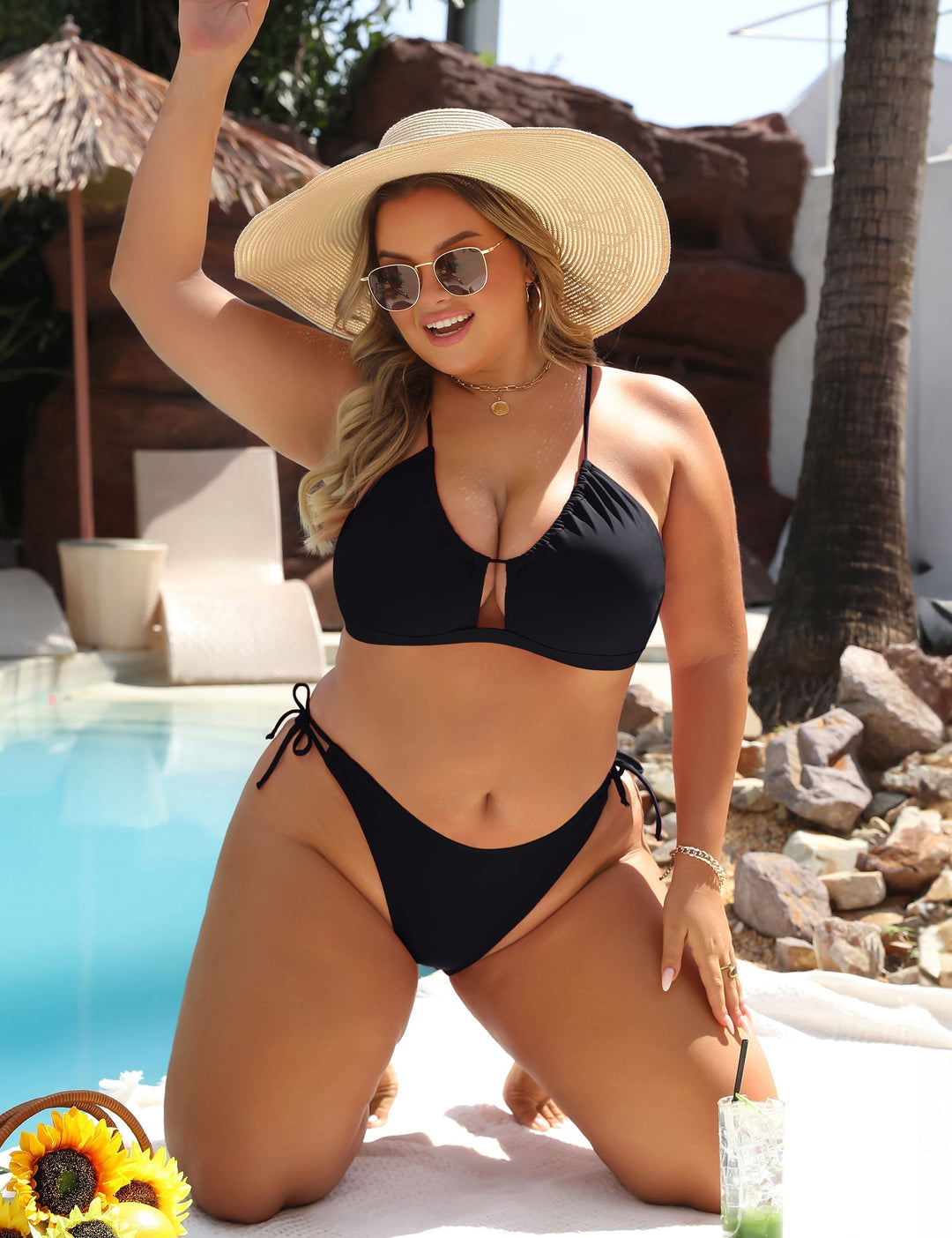 Kristína | Regulovateľný bikiny set s postavu zvýrazňujúcim strihom