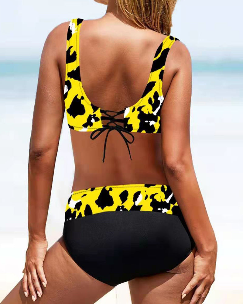 Eva - Pestré Farebné Bikini