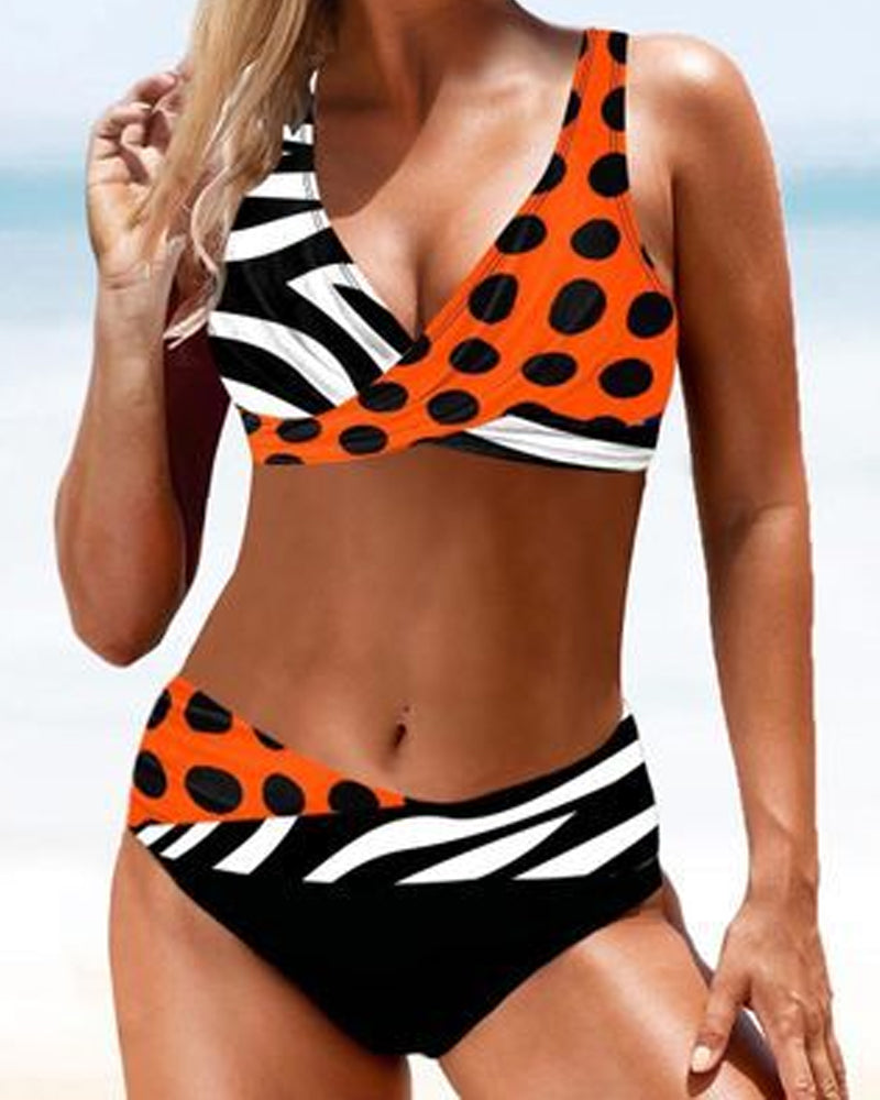Eva - Pestré Farebné Bikini