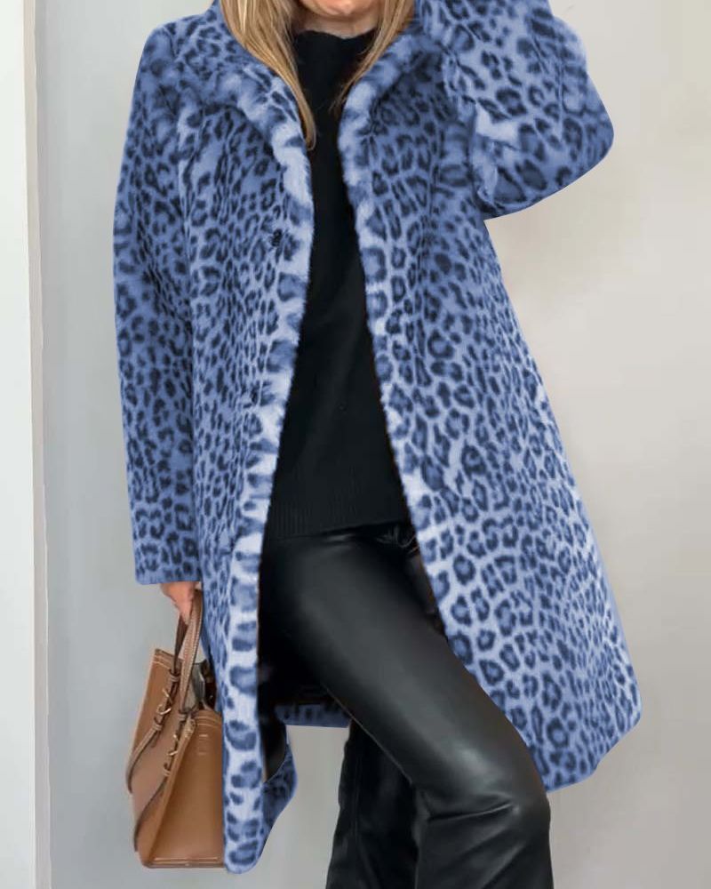 Lysa | Elegantný Leopardí Kabát