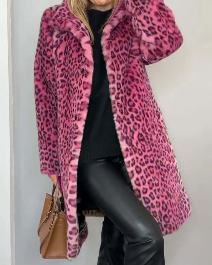Lysa | Elegantný Leopardí Kabát