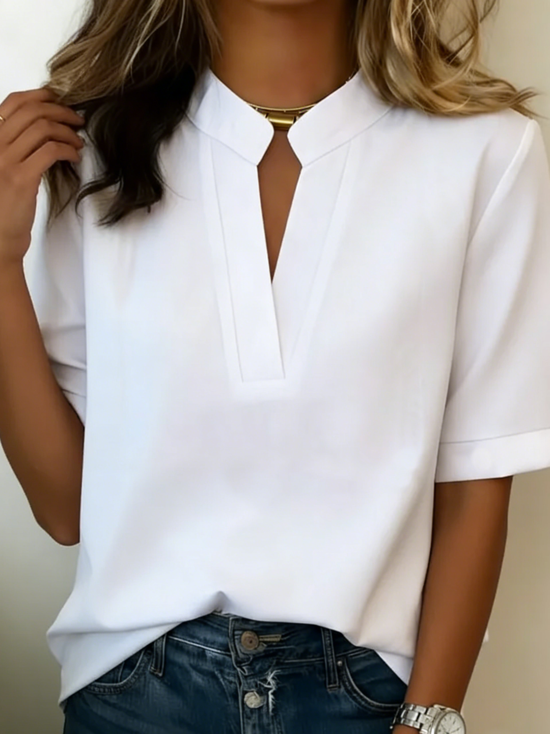 Veronika | Elegantná blúzka s minimalistickým dizajnom