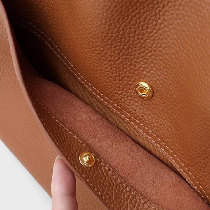 Elena™ | Elegantná kožená crossbody kabelka
