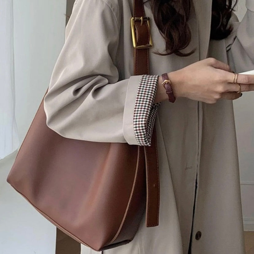 Stacy™ | Elegantná kožená kabelka