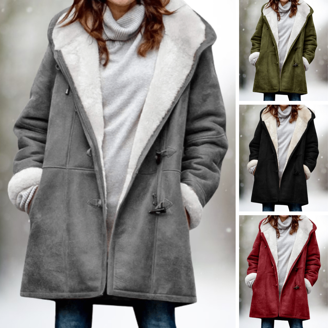 Jae | Teplý Suede Fleece Jesenný Kabát
