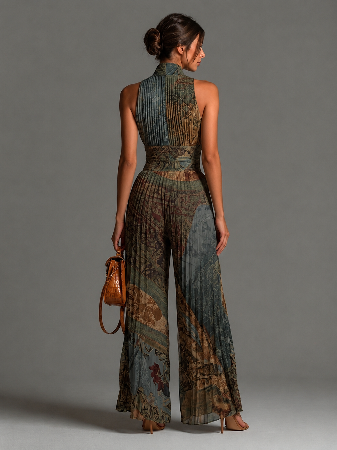 Leontína | Elegantný plisovaný overal
