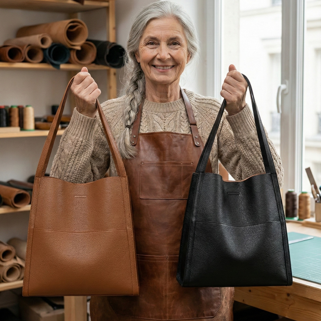 Elena™ | Elegantná kožená crossbody kabelka