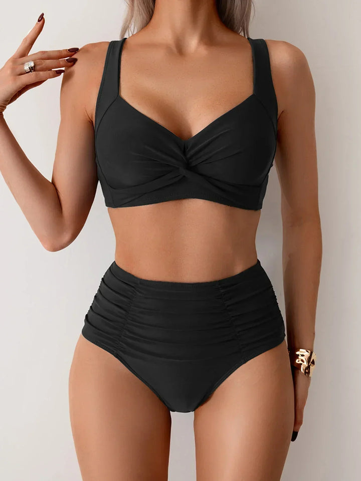 Laluna® | Letný bikiny set s vysokým pásom