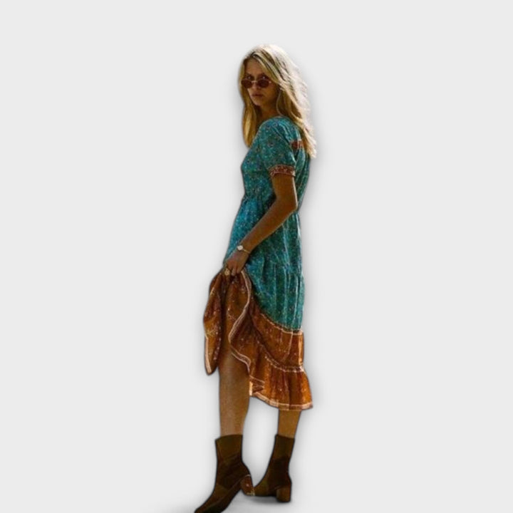 Alexandra | Midi Boho Šaty