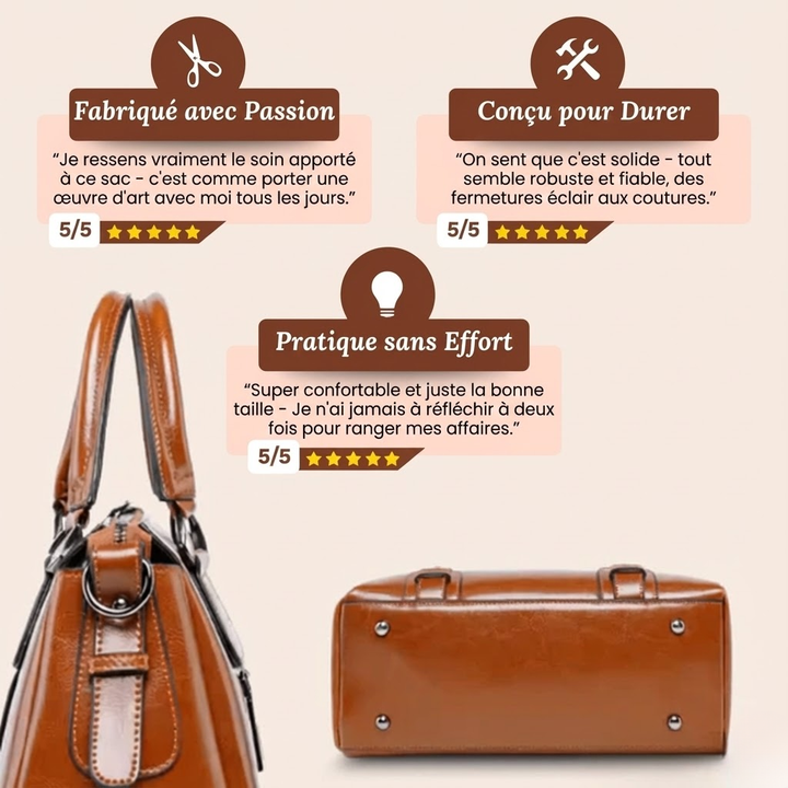 Camille™ | Lesklá taška cez rameno