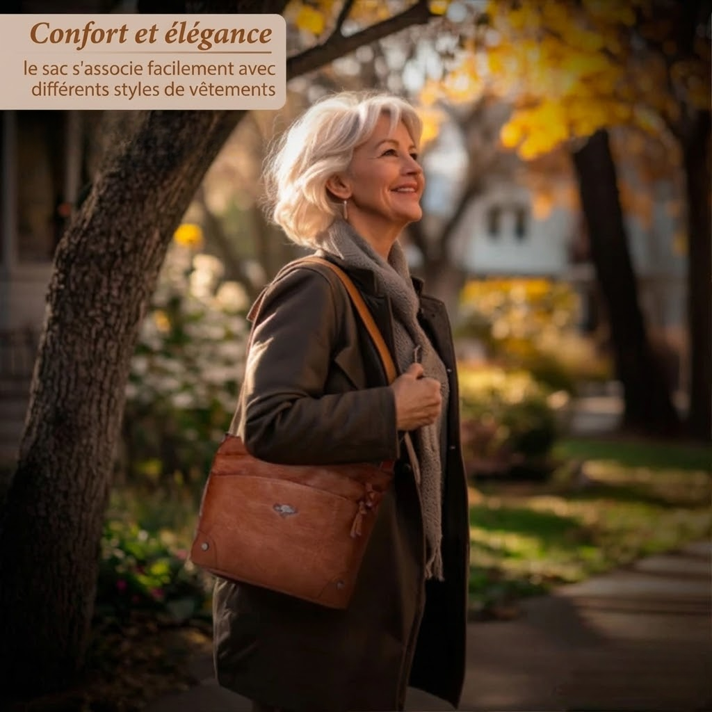 Catherine™ | Kožená crossbody kabelka