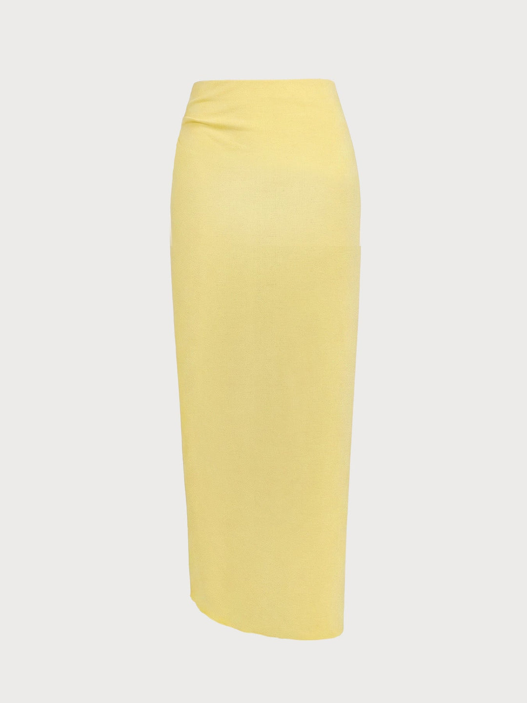 Mäkký žltý plážový sarong