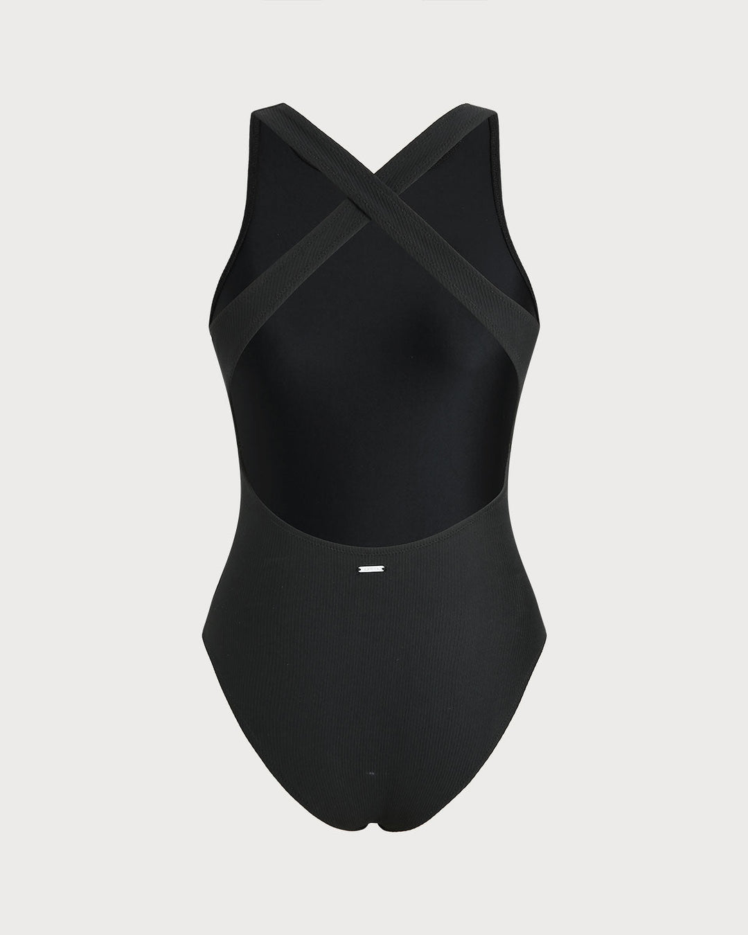 Čierny Crossback bez vypchávok Surf One-Piece